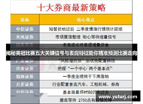 揭秘英冠比赛五大关键信号与表现特征助你精准预测比赛走向