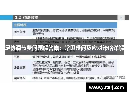 足协调节费问题解答集:常见疑问及应对策略详解 足协调节费问题解答集:常见疑问及应对策略详解